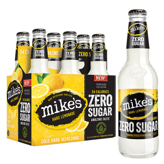 Mike's Hard Lemonade Zero Sugar 6pk 11.2oz Btl 4.8% ABV