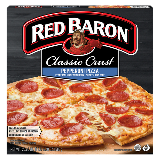 Red Baron Frozen Classic Crust Pepperoni Pizza 14in 20.6oz