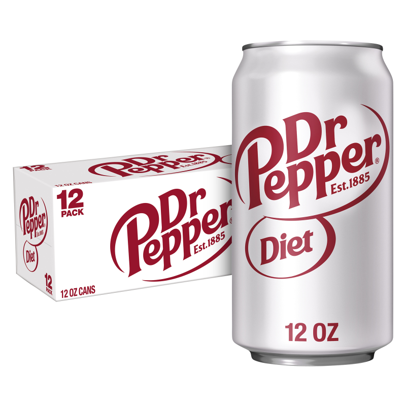 Diet Dr Pepper 12pk 12oz Can