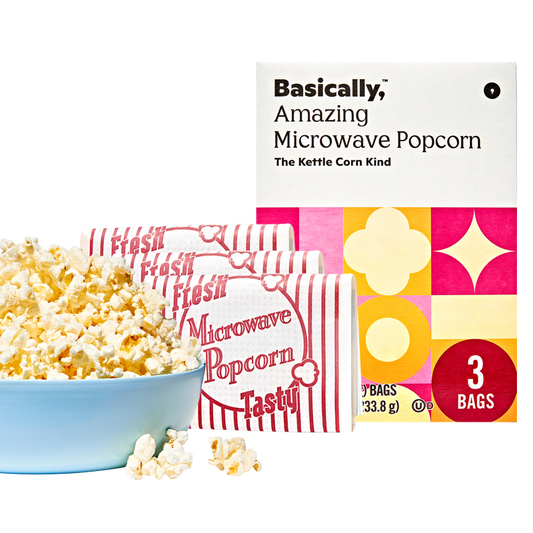 Basically, 3ct Microwave Kettle Popcorn