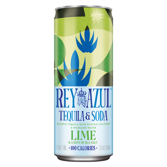 Rey Azul Lime with a hint of Sea Salt 12oz Can 5% ABV