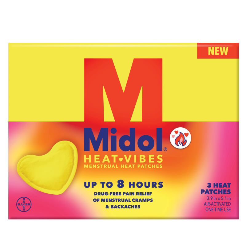 Midol Heat Vibes Patch 3ct