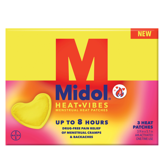 Midol Heat Vibes Patch 3ct