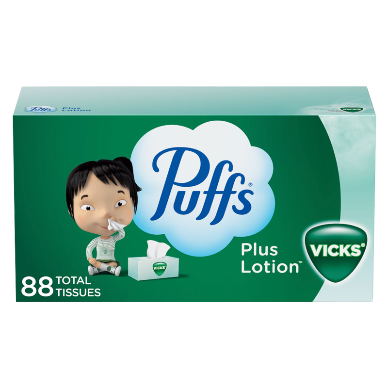 Puffs Vicks Tissues 88ct