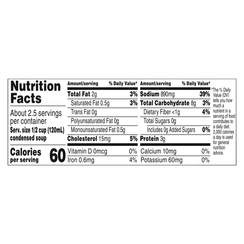 Campbell's Condensed Chicken Noodle Soup 10.75oz