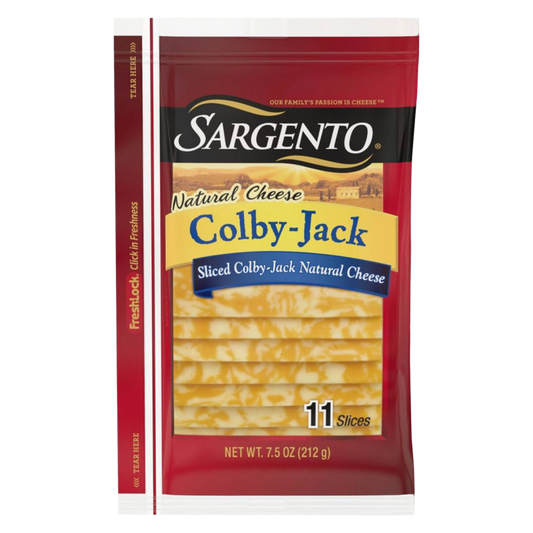 Sargento Natural Colby-Jack Sliced Cheese - 11 slices/7.5oz