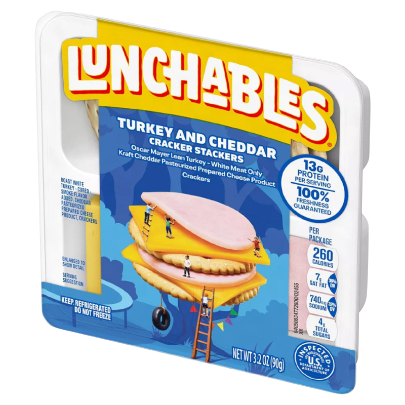 Lunchables Turkey & Cheddar with Crackers - 3.2oz