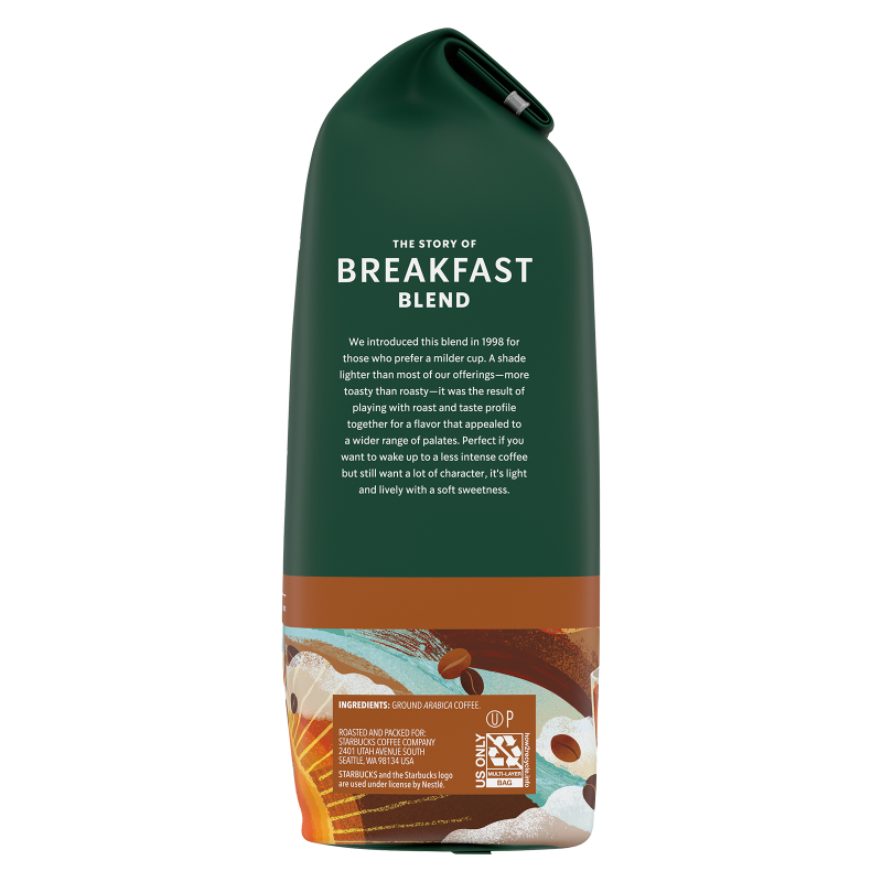 Starbucks Breakfast Blend Ground Coffee 12oz