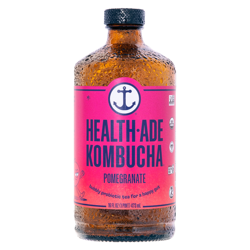 Health-Ade Pomegranate Kombucha 16oz Btl