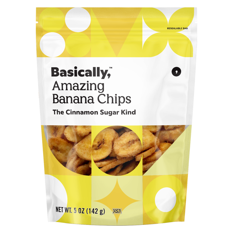 Basically, Cinnamon Sugar Banana Chips 5oz