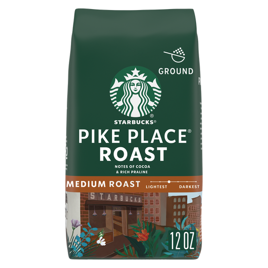 Starbucks Pike Place Roast Ground Coffee 12oz