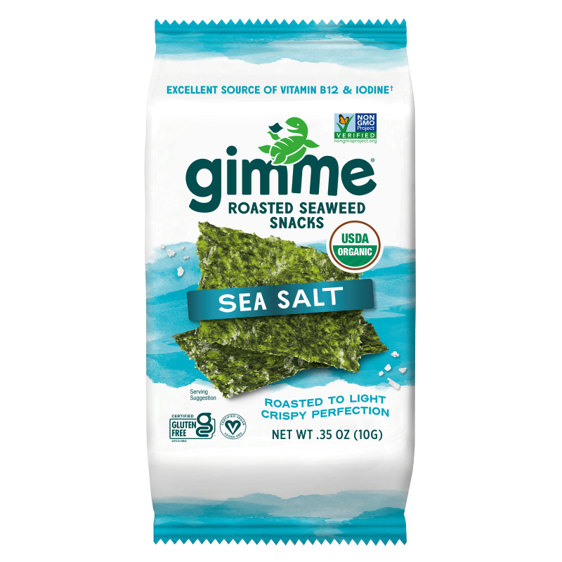 GimMe Organic Sea Salt Premium Roasted Seaweed .35oz