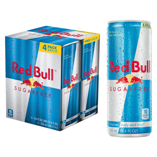 Red Bull Sugar Free 4pk 8.4oz Can