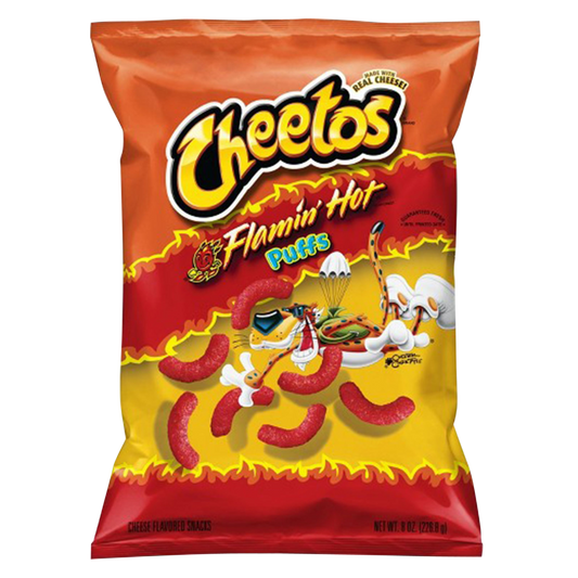 Cheetos Flamin' Hot Puffs 8oz