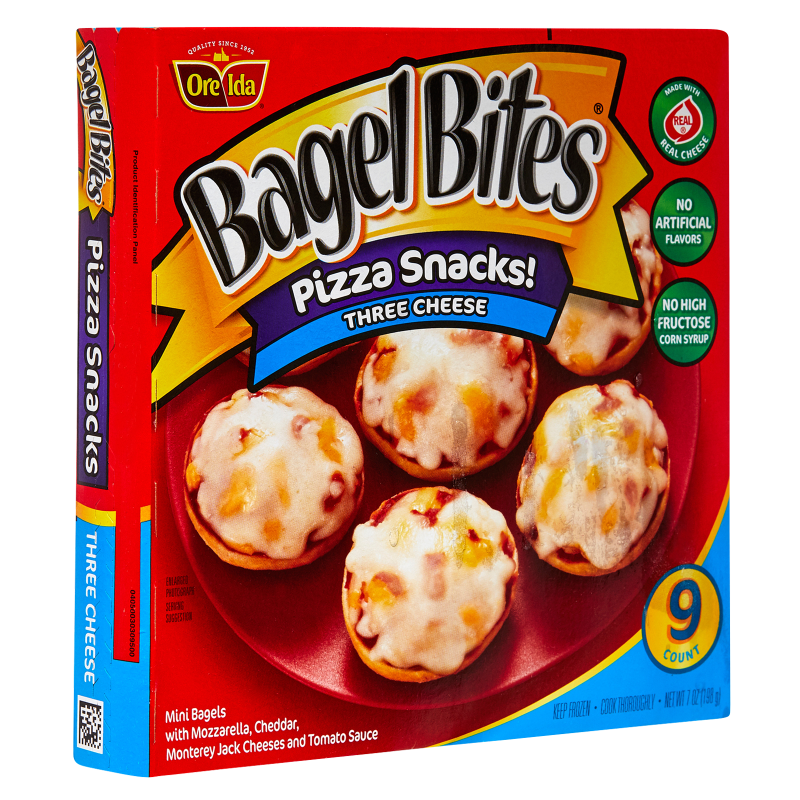 Bagel Bites Frozen Three Cheese Pizza Snacks 9ct 7oz