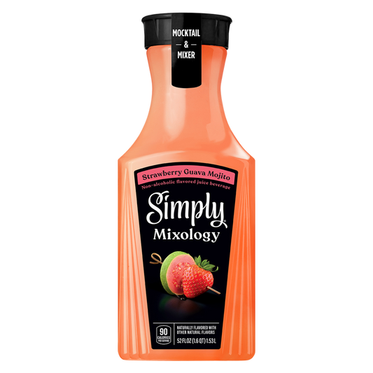 Simply Mixology Strawberry & Guava Mojito 52oz Bottle