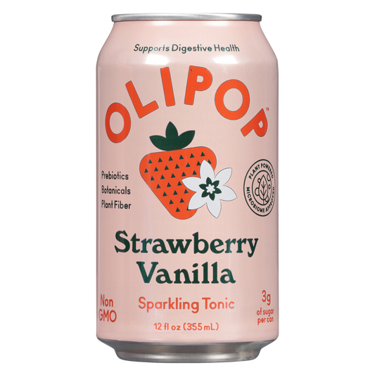 OLIPOP Strawberry Vanilla 12oz Can