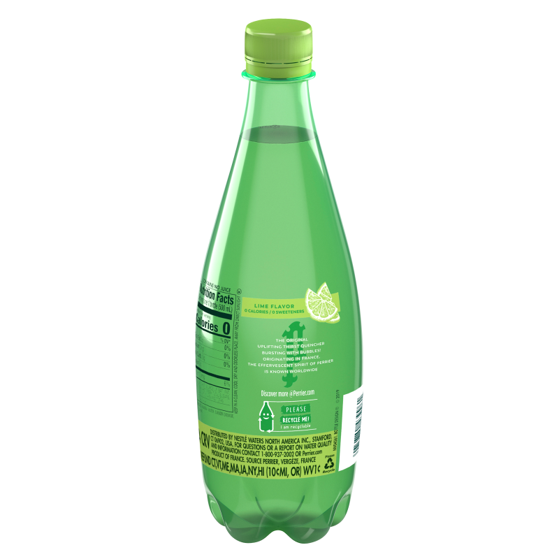 Perrier Lime Sparkling Water 0.5L Btl