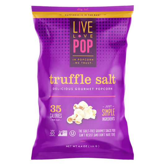 Live Love Pop Truffle Salt Popcorn 4.4.oz bag