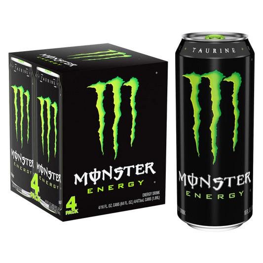 Monster Energy Green 4pk 16oz Can