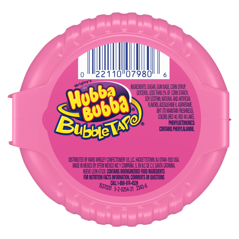 Hubba Bubba Original Bubble Gum Tape 1ct