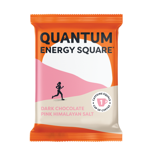 Quantum Energy Square Dark Chocolate Pink Himalayan Salt Bar 1.69oz