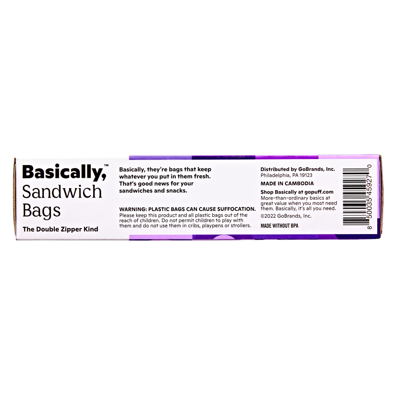 Basically, Sandwich Bags 50ct