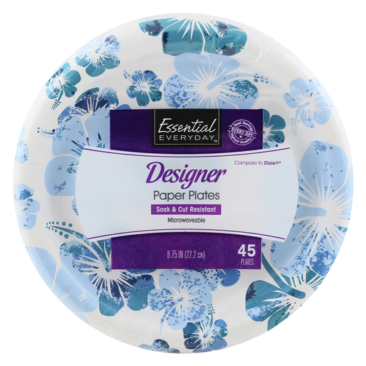 Essential Everyday 8.75 in Paper Plate 45ct