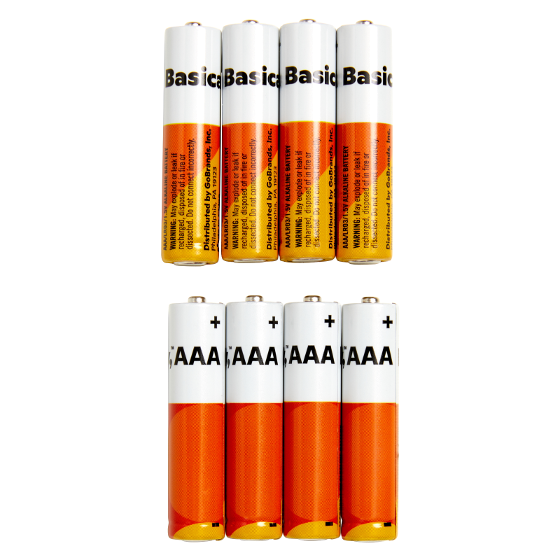 Basically, 8ct AAA Alkaline Batteries