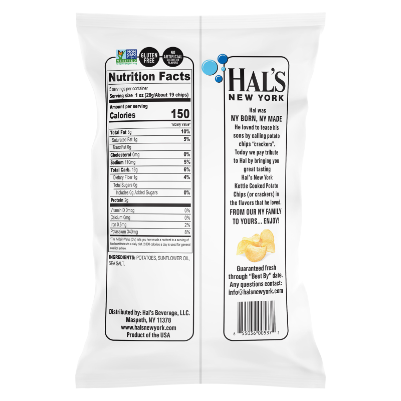 Hal's New York Original Sea Salt Chips 5oz