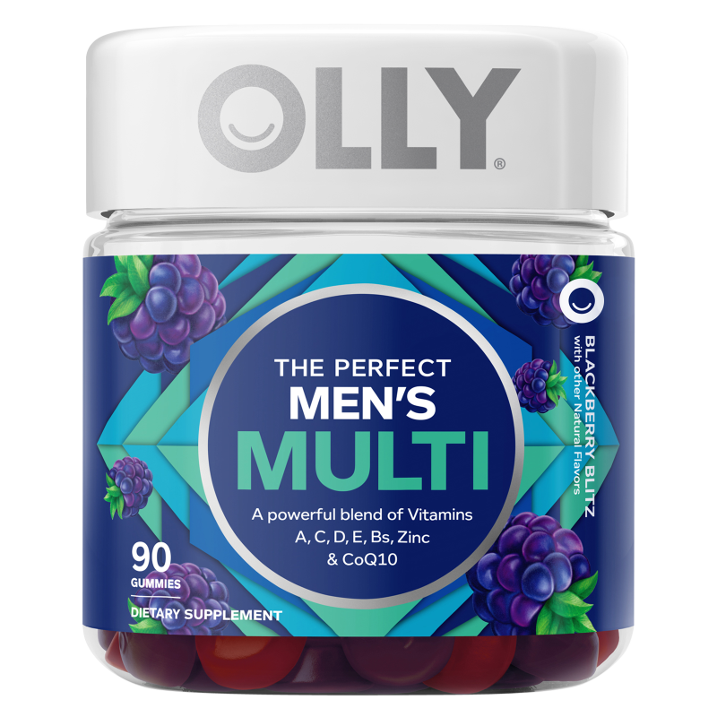 OLLY Men's Multivitamin Blackberry Blitz 90ct