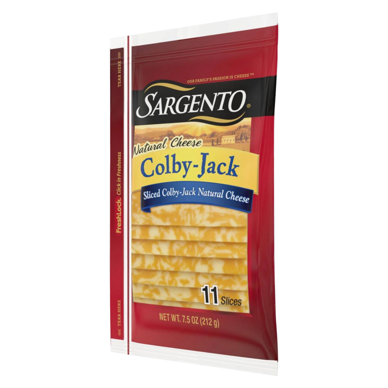 Sargento Natural Colby-Jack Sliced Cheese - 11 slices/7.5oz