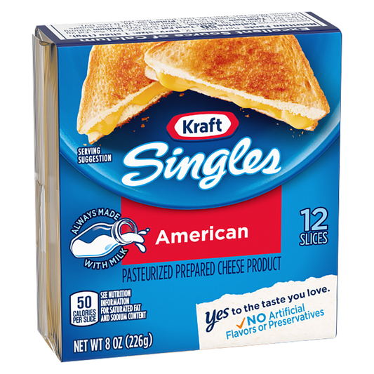 Kraft Singles American Cheese Slices - 12ct/8oz