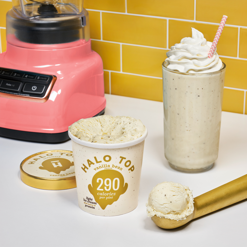 Halo Top Vanilla Bean Ice Cream Pint