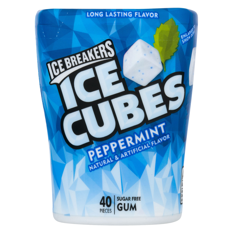 Ice Breakers Ice Cubes Peppermint Bottle