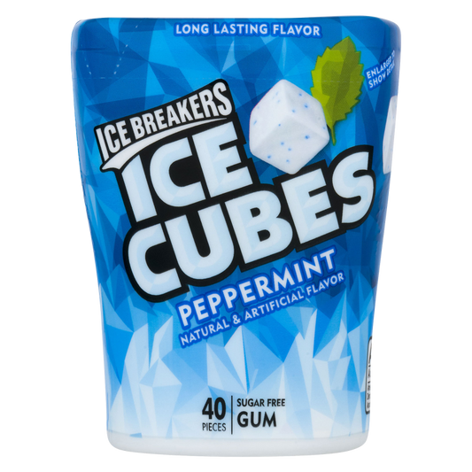 Ice Breakers Ice Cubes Peppermint Bottle