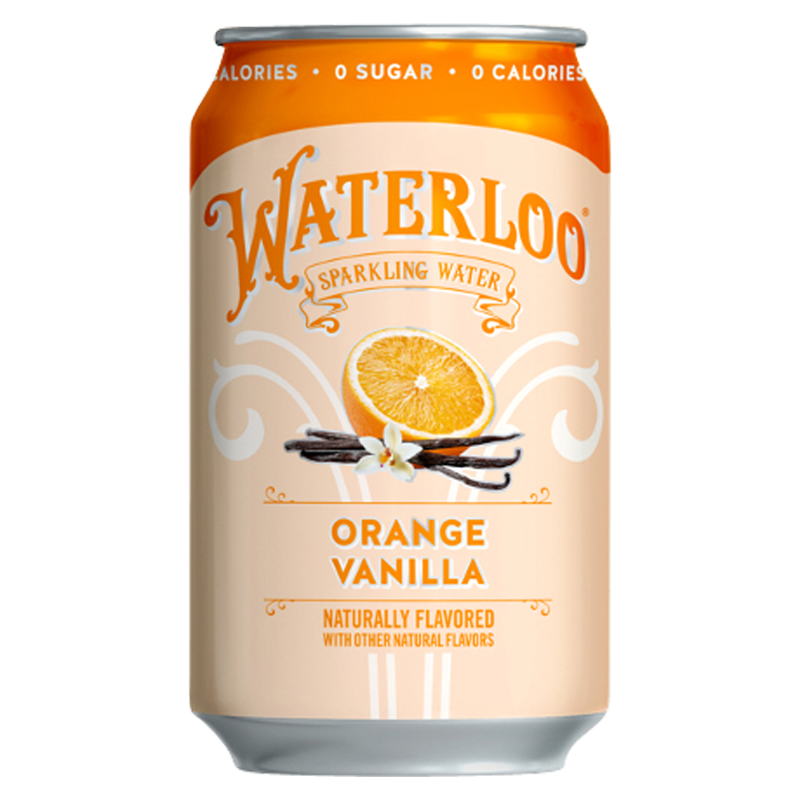 Waterloo Orange Vanilla  Sparkling Water 12pk