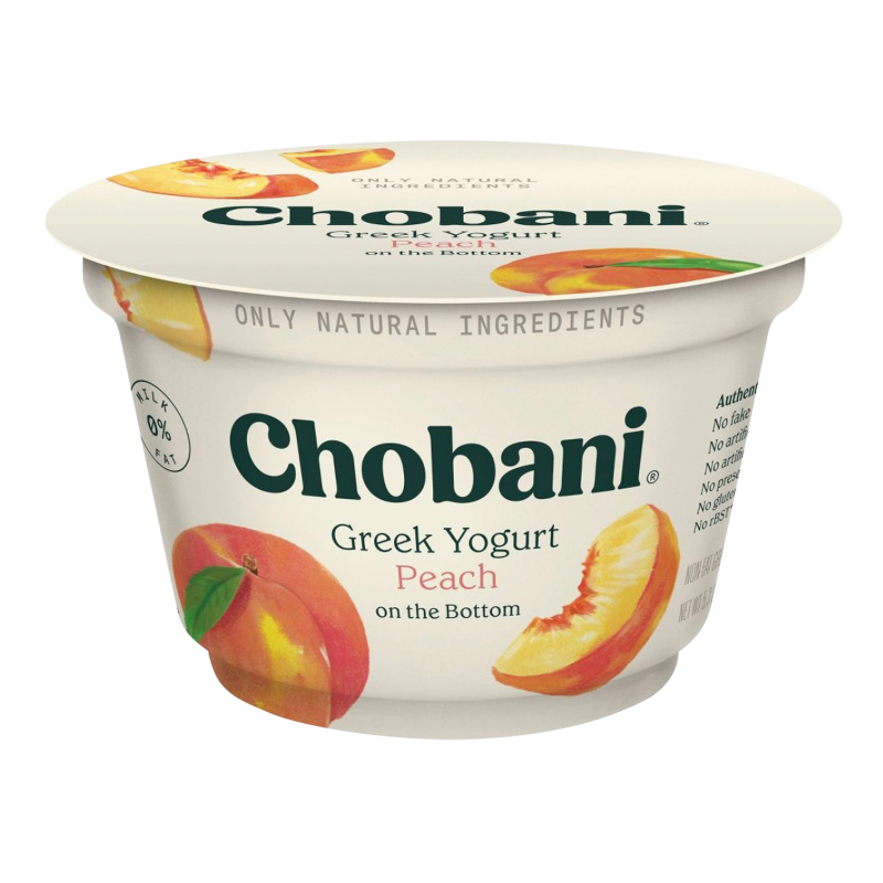 Chobani Greek Yogurt Peach - 5.3oz