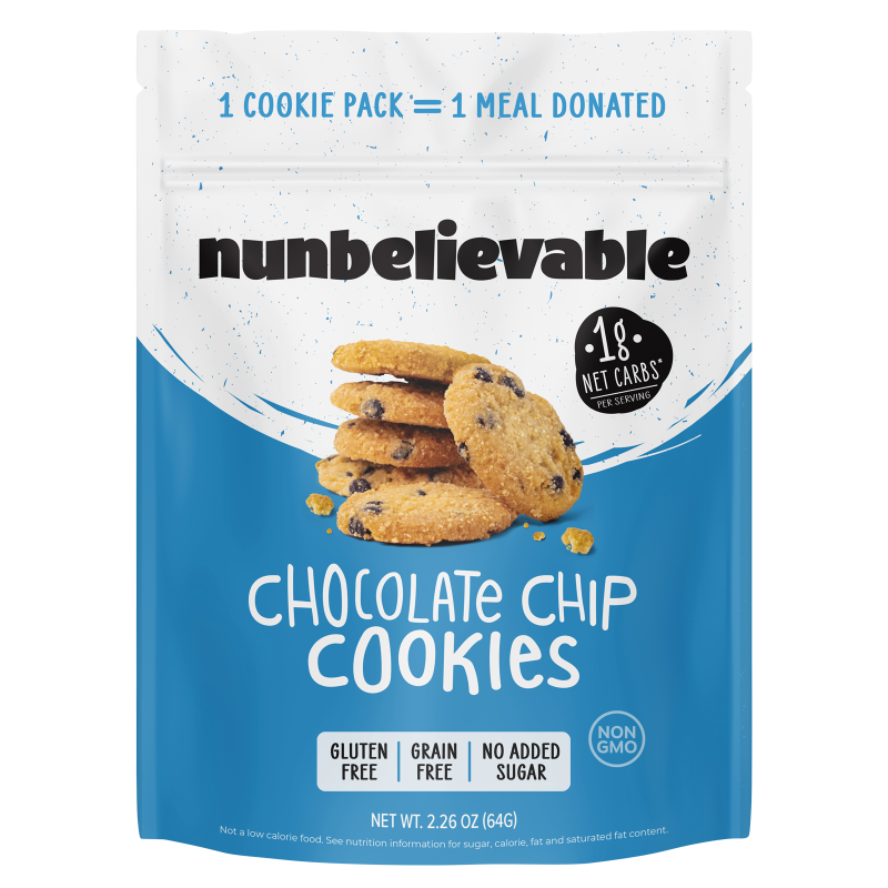 Nunbelievable Keto Chocolate Chip Cookies 2.26oz