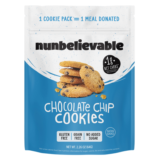 Nunbelievable Keto Chocolate Chip Cookies 2.26oz