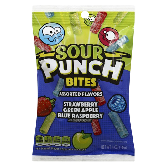 Sour Punch Assorted Flavors Bites 5oz