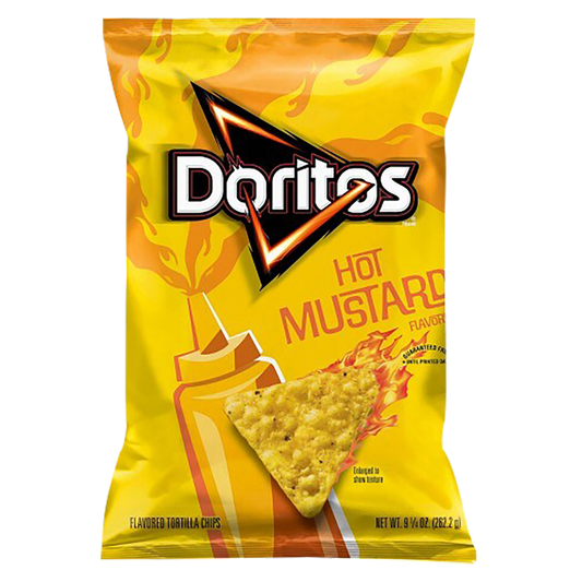 Doritos Hot Mustard Tortilla Chips 9.25oz