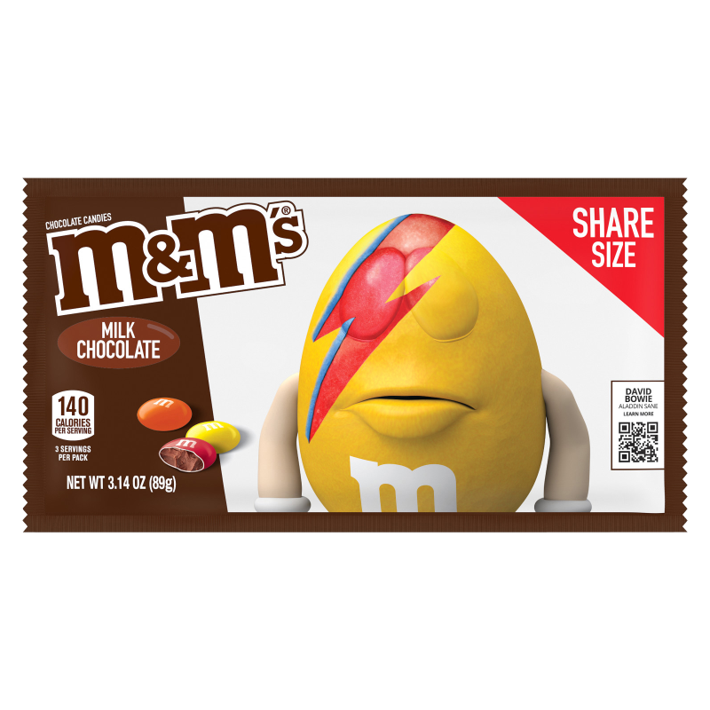 M&M's Milk Chocolate Candies Share Size 3.14oz