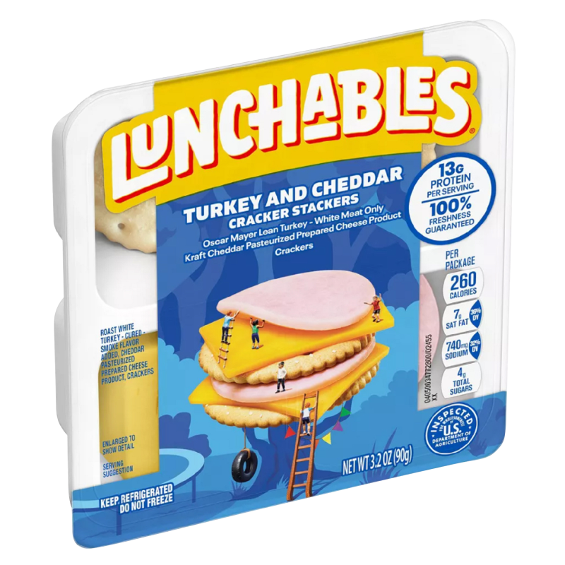 Lunchables Turkey & Cheddar with Crackers - 3.2oz