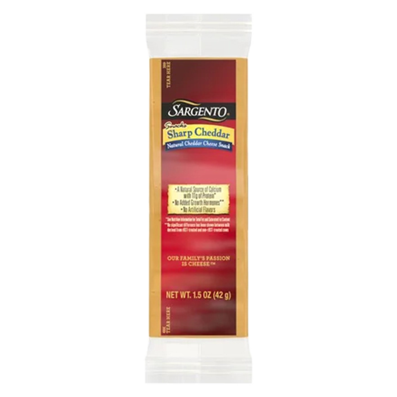 Sargento Natural Sharp Cheddar Cheese Bars - 1ct/1.5oz