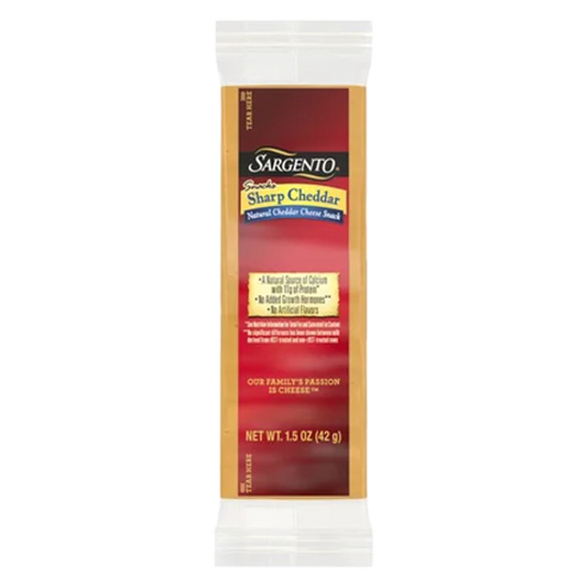 Sargento Natural Sharp Cheddar Cheese Bars - 1ct/1.5oz