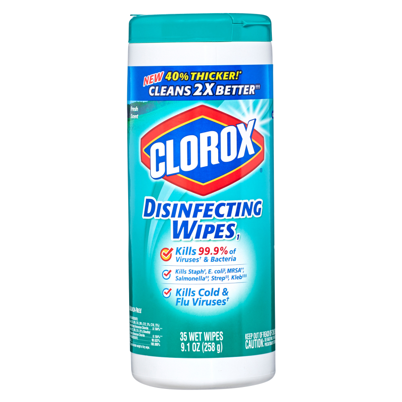 Clorox Fresh Scent Disinfecting Wipes 9.1oz