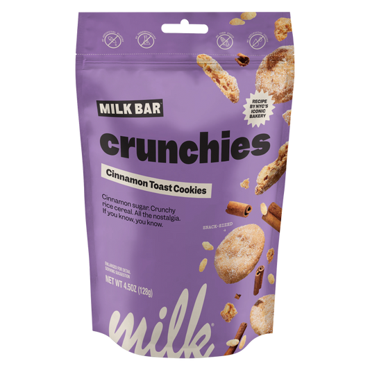 Milk Bar Crunchies Cinnamon Toast Cookies 4.5oz