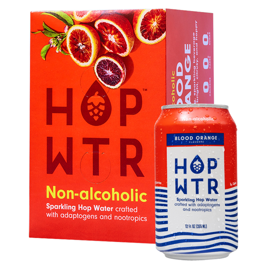 Hop WTR Blood Orange 6 pack 12oz Can