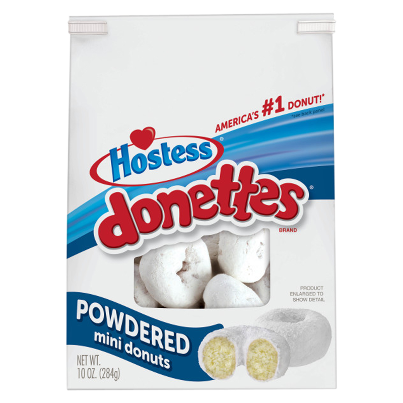 Hostess Donettes Powdered Mini Donuts Bag 10oz